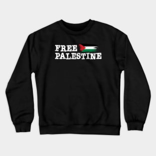 Free Palestine //  SUPPORT PALESTINE Crewneck Sweatshirt